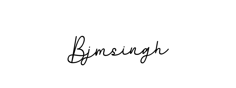 This is the best signature style for the Bjmsingh name. Also you like these signature font (BallpointsItalic-DORy9). Mix name signature. Bjmsingh signature style 11 images and pictures png