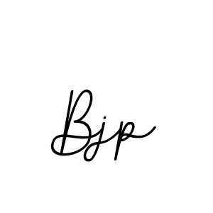 Create a beautiful signature design for name Bjp. With this signature (BallpointsItalic-DORy9) fonts, you can make a handwritten signature for free. Bjp signature style 11 images and pictures png