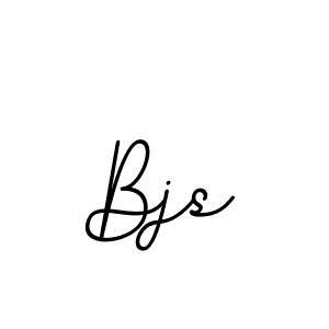 Design your own signature with our free online signature maker. With this signature software, you can create a handwritten (BallpointsItalic-DORy9) signature for name Bjs. Bjs signature style 11 images and pictures png