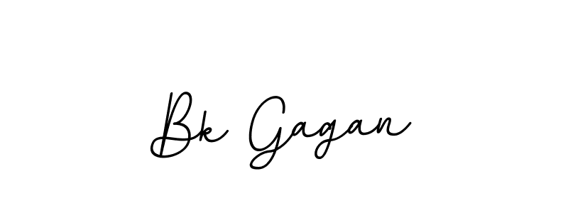 How to make Bk Gagan signature? BallpointsItalic-DORy9 is a professional autograph style. Create handwritten signature for Bk Gagan name. Bk Gagan signature style 11 images and pictures png