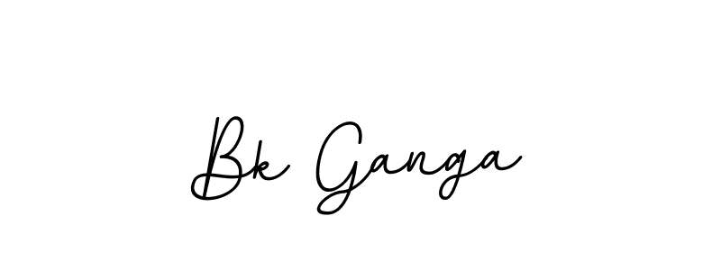 BallpointsItalic-DORy9 is a professional signature style that is perfect for those who want to add a touch of class to their signature. It is also a great choice for those who want to make their signature more unique. Get Bk Ganga name to fancy signature for free. Bk Ganga signature style 11 images and pictures png