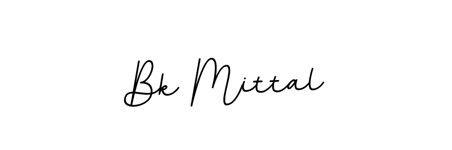 Design your own signature with our free online signature maker. With this signature software, you can create a handwritten (BallpointsItalic-DORy9) signature for name Bk Mittal. Bk Mittal signature style 11 images and pictures png