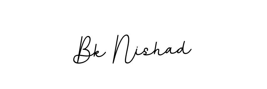 Also we have Bk Nishad name is the best signature style. Create professional handwritten signature collection using BallpointsItalic-DORy9 autograph style. Bk Nishad signature style 11 images and pictures png