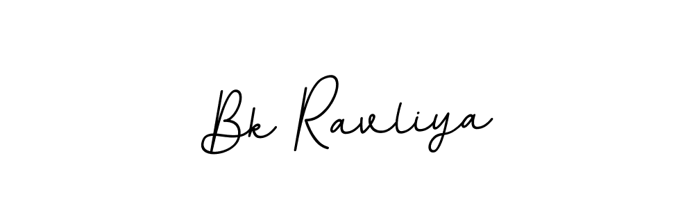 Create a beautiful signature design for name Bk Ravliya. With this signature (BallpointsItalic-DORy9) fonts, you can make a handwritten signature for free. Bk Ravliya signature style 11 images and pictures png