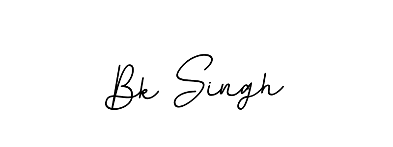 How to make Bk Singh name signature. Use BallpointsItalic-DORy9 style for creating short signs online. This is the latest handwritten sign. Bk Singh signature style 11 images and pictures png