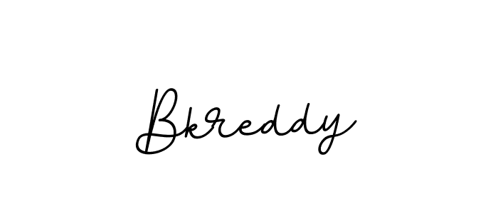 How to make Bkreddy name signature. Use BallpointsItalic-DORy9 style for creating short signs online. This is the latest handwritten sign. Bkreddy signature style 11 images and pictures png