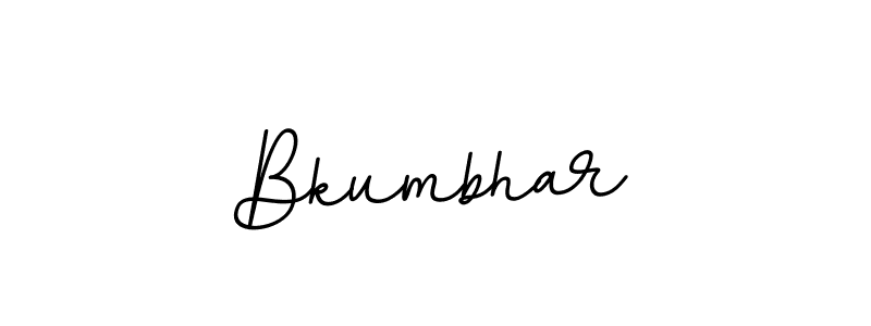 Bkumbhar stylish signature style. Best Handwritten Sign (BallpointsItalic-DORy9) for my name. Handwritten Signature Collection Ideas for my name Bkumbhar. Bkumbhar signature style 11 images and pictures png