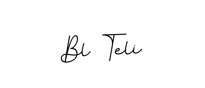 Make a beautiful signature design for name Bl Teli. Use this online signature maker to create a handwritten signature for free. Bl Teli signature style 11 images and pictures png