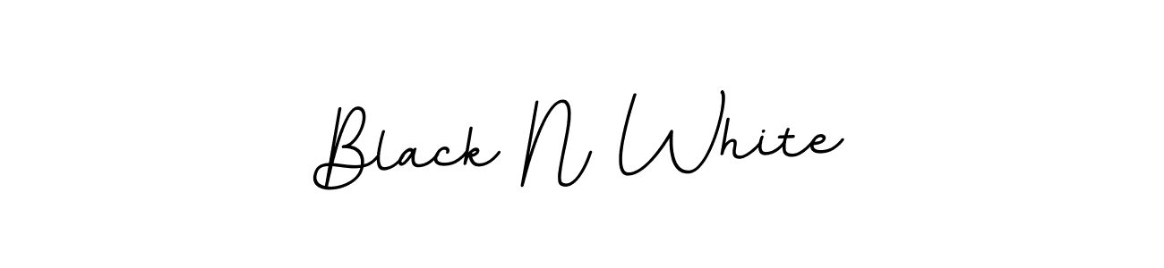 Black N White stylish signature style. Best Handwritten Sign (BallpointsItalic-DORy9) for my name. Handwritten Signature Collection Ideas for my name Black N White. Black N White signature style 11 images and pictures png