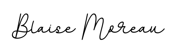 A modern signature idea for name Blaise Moreau using BallpointsItalic-DORy9 font. Clean strokes and elegant curves make it stand out instantly. Blaise Moreau signature style 11 images and pictures png