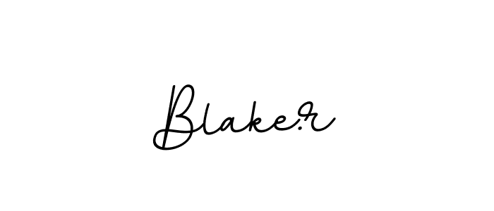 It looks lik you need a new signature style for name Blake.r. Design unique handwritten (BallpointsItalic-DORy9) signature with our free signature maker in just a few clicks. Blake.r signature style 11 images and pictures png