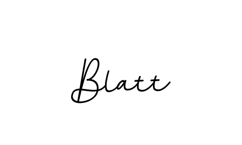 Also we have Blatt name is the best signature style. Create professional handwritten signature collection using BallpointsItalic-DORy9 autograph style. Blatt signature style 11 images and pictures png