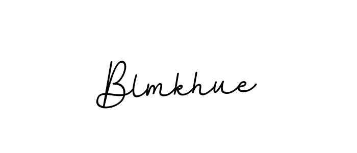 Blmkhue stylish signature style. Best Handwritten Sign (BallpointsItalic-DORy9) for my name. Handwritten Signature Collection Ideas for my name Blmkhue. Blmkhue signature style 11 images and pictures png