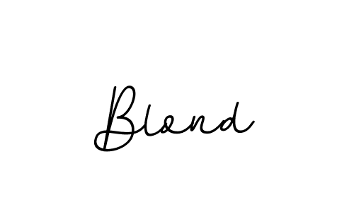 Also You can easily find your signature by using the search form. We will create Blond name handwritten signature images for you free of cost using BallpointsItalic-DORy9 sign style. Blond signature style 11 images and pictures png