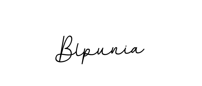 How to make Blpunia name signature. Use BallpointsItalic-DORy9 style for creating short signs online. This is the latest handwritten sign. Blpunia signature style 11 images and pictures png