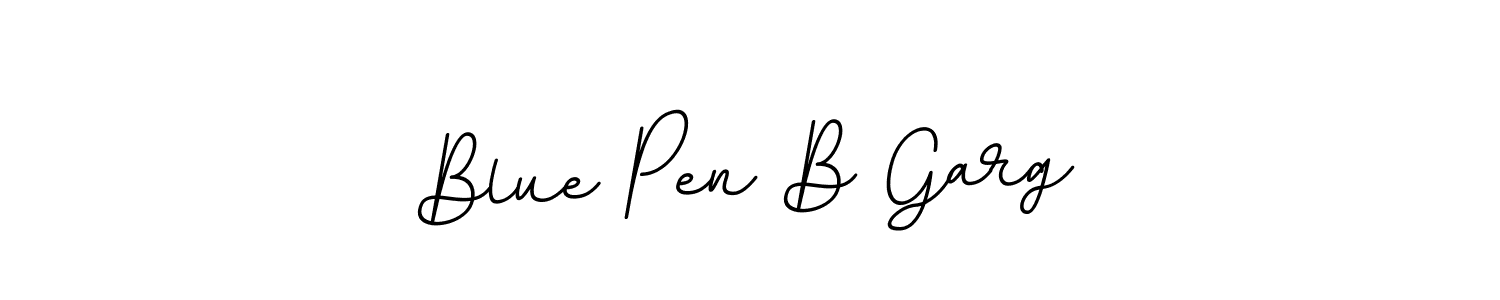 You can use this online signature creator to create a handwritten signature for the name Blue Pen B Garg. This is the best online autograph maker. Blue Pen B Garg signature style 11 images and pictures png