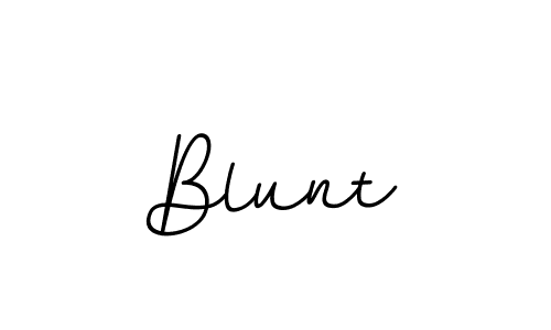 The best way (BallpointsItalic-DORy9) to make a short signature is to pick only two or three words in your name. The name Blunt include a total of six letters. For converting this name. Blunt signature style 11 images and pictures png