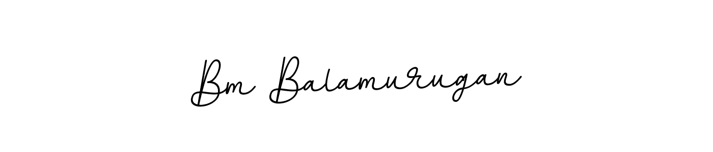 You can use this online signature creator to create a handwritten signature for the name Bm Balamurugan. This is the best online autograph maker. Bm Balamurugan signature style 11 images and pictures png