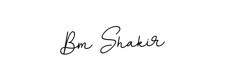 How to make Bm Shakir signature? BallpointsItalic-DORy9 is a professional autograph style. Create handwritten signature for Bm Shakir name. Bm Shakir signature style 11 images and pictures png