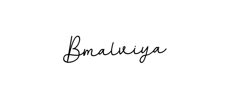 Create a beautiful signature design for name Bmalviya. With this signature (BallpointsItalic-DORy9) fonts, you can make a handwritten signature for free. Bmalviya signature style 11 images and pictures png