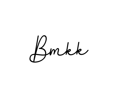 You should practise on your own different ways (BallpointsItalic-DORy9) to write your name (Bmkk) in signature. don't let someone else do it for you. Bmkk signature style 11 images and pictures png