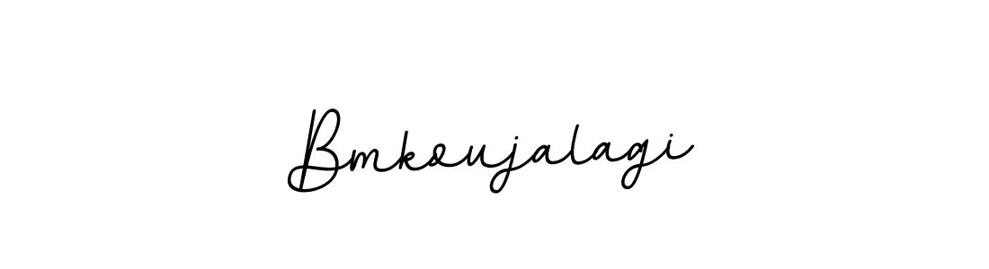 if you are searching for the best signature style for your name Bmkoujalagi. so please give up your signature search. here we have designed multiple signature styles  using BallpointsItalic-DORy9. Bmkoujalagi signature style 11 images and pictures png