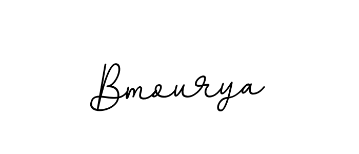 Create a beautiful signature design for name Bmourya. With this signature (BallpointsItalic-DORy9) fonts, you can make a handwritten signature for free. Bmourya signature style 11 images and pictures png