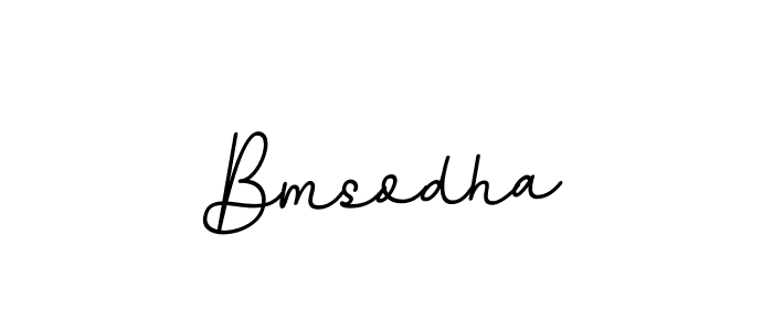 Make a beautiful signature design for name Bmsodha. Use this online signature maker to create a handwritten signature for free. Bmsodha signature style 11 images and pictures png