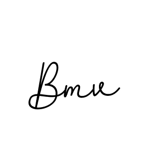 The best way (BallpointsItalic-DORy9) to make a short signature is to pick only two or three words in your name. The name Bmv include a total of six letters. For converting this name. Bmv signature style 11 images and pictures png