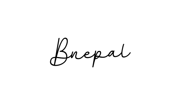 Create a beautiful signature design for name Bnepal. With this signature (BallpointsItalic-DORy9) fonts, you can make a handwritten signature for free. Bnepal signature style 11 images and pictures png