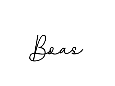 You should practise on your own different ways (BallpointsItalic-DORy9) to write your name (Boas) in signature. don't let someone else do it for you. Boas signature style 11 images and pictures png