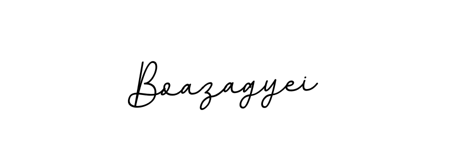 Design your own signature with our free online signature maker. With this signature software, you can create a handwritten (BallpointsItalic-DORy9) signature for name Boazagyei. Boazagyei signature style 11 images and pictures png