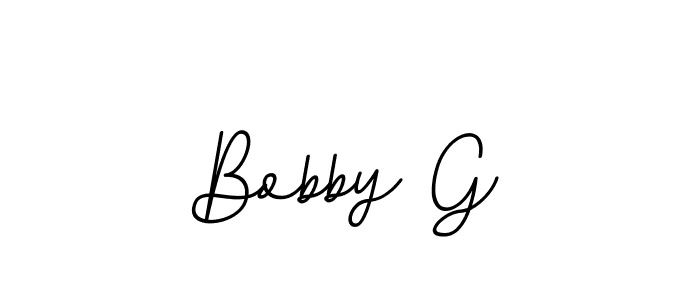 Design your own signature with our free online signature maker. With this signature software, you can create a handwritten (BallpointsItalic-DORy9) signature for name Bobby G. Bobby G signature style 11 images and pictures png