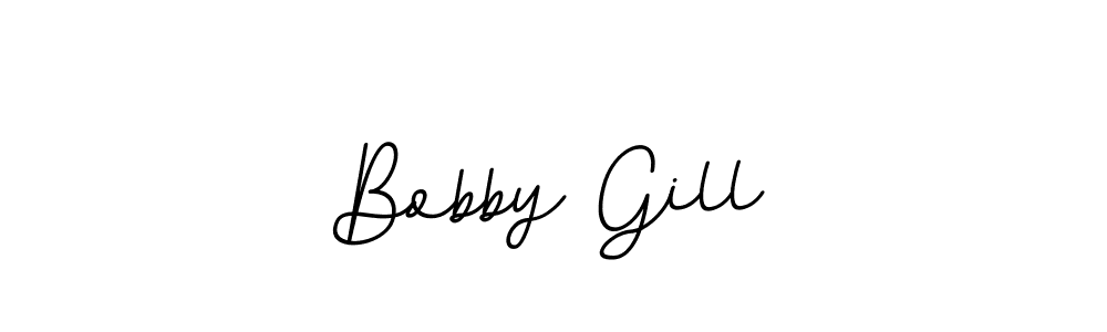 Create a beautiful signature design for name Bobby Gill. With this signature (BallpointsItalic-DORy9) fonts, you can make a handwritten signature for free. Bobby Gill signature style 11 images and pictures png