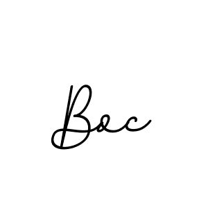 Also we have Boc name is the best signature style. Create professional handwritten signature collection using BallpointsItalic-DORy9 autograph style. Boc signature style 11 images and pictures png