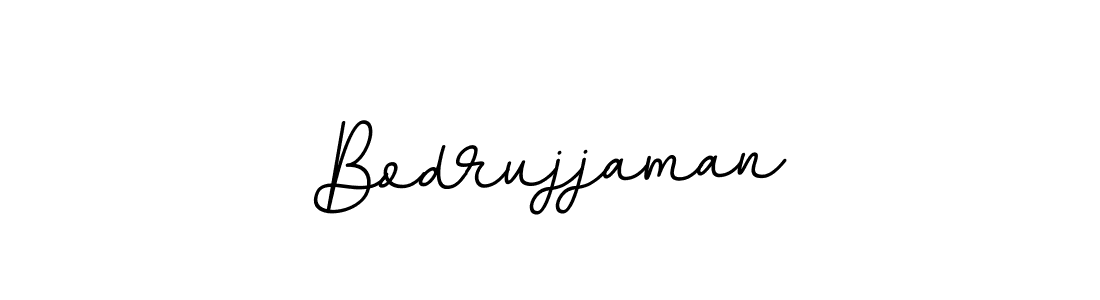 Design your own signature with our free online signature maker. With this signature software, you can create a handwritten (BallpointsItalic-DORy9) signature for name Bodrujjaman. Bodrujjaman signature style 11 images and pictures png