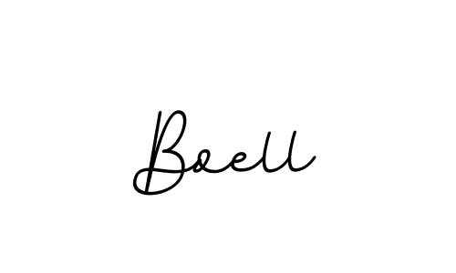 Create a beautiful signature design for name Boell. With this signature (BallpointsItalic-DORy9) fonts, you can make a handwritten signature for free. Boell signature style 11 images and pictures png