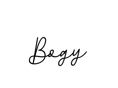 Create a beautiful signature design for name Bogy. With this signature (BallpointsItalic-DORy9) fonts, you can make a handwritten signature for free. Bogy signature style 11 images and pictures png