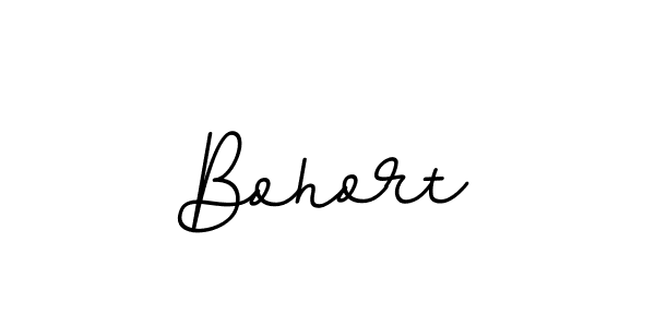 How to make Bohort name signature. Use BallpointsItalic-DORy9 style for creating short signs online. This is the latest handwritten sign. Bohort signature style 11 images and pictures png