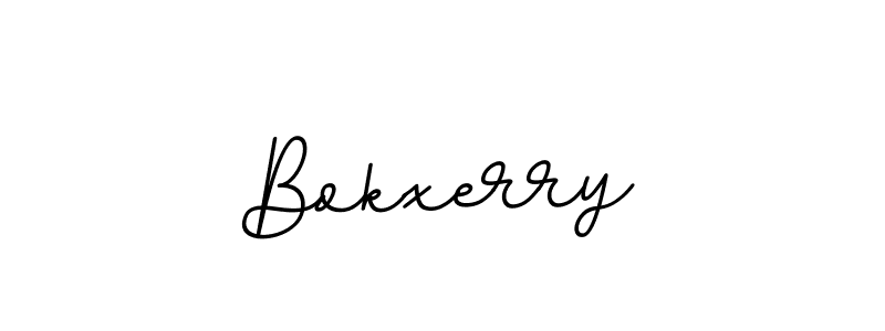 You should practise on your own different ways (BallpointsItalic-DORy9) to write your name (Bokxerry) in signature. don't let someone else do it for you. Bokxerry signature style 11 images and pictures png