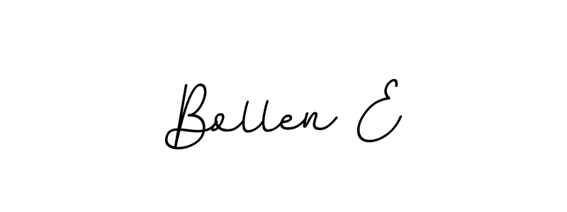 Use a signature maker to create a handwritten signature online. With this signature software, you can design (BallpointsItalic-DORy9) your own signature for name Bollen E. Bollen E signature style 11 images and pictures png
