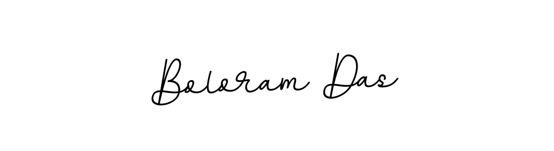 The best way (BallpointsItalic-DORy9) to make a short signature is to pick only two or three words in your name. The name Boloram Das include a total of six letters. For converting this name. Boloram Das signature style 11 images and pictures png