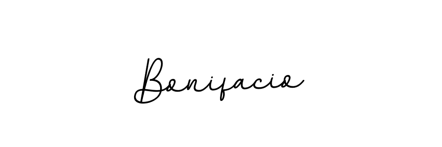 Bonifacio stylish signature style. Best Handwritten Sign (BallpointsItalic-DORy9) for my name. Handwritten Signature Collection Ideas for my name Bonifacio. Bonifacio signature style 11 images and pictures png