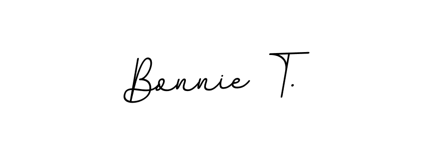 How to make Bonnie T. signature? BallpointsItalic-DORy9 is a professional autograph style. Create handwritten signature for Bonnie T. name. Bonnie T. signature style 11 images and pictures png