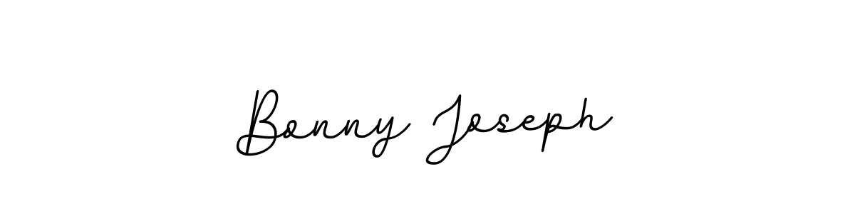 This is the best signature style for the Bonny Joseph name. Also you like these signature font (BallpointsItalic-DORy9). Mix name signature. Bonny Joseph signature style 11 images and pictures png