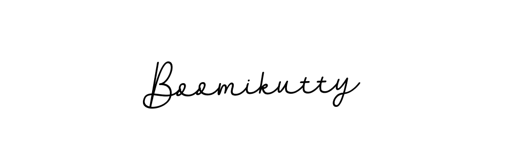 You can use this online signature creator to create a handwritten signature for the name Boomikutty. This is the best online autograph maker. Boomikutty signature style 11 images and pictures png