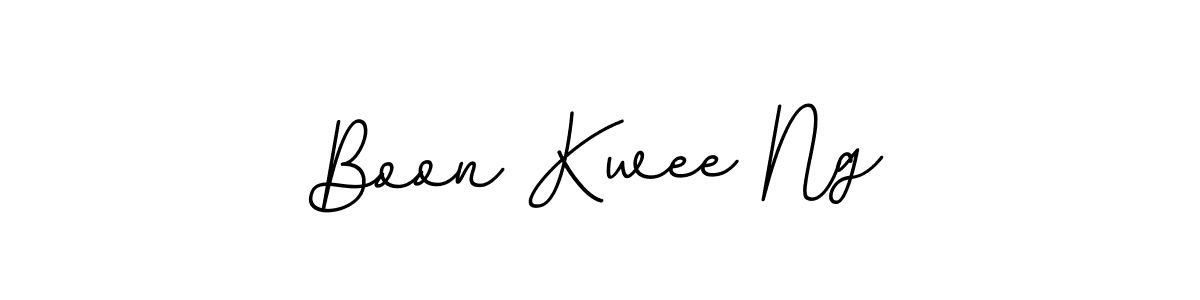 It looks lik you need a new signature style for name Boon Kwee Ng. Design unique handwritten (BallpointsItalic-DORy9) signature with our free signature maker in just a few clicks. Boon Kwee Ng signature style 11 images and pictures png
