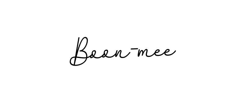 It looks lik you need a new signature style for name Boon-mee. Design unique handwritten (BallpointsItalic-DORy9) signature with our free signature maker in just a few clicks. Boon-mee signature style 11 images and pictures png