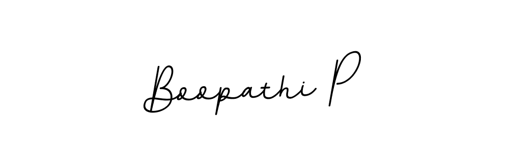 How to make Boopathi P signature? BallpointsItalic-DORy9 is a professional autograph style. Create handwritten signature for Boopathi P name. Boopathi P signature style 11 images and pictures png