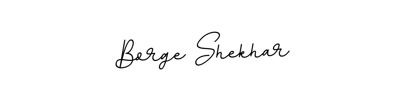 Make a beautiful signature design for name Borge Shekhar. With this signature (BallpointsItalic-DORy9) style, you can create a handwritten signature for free. Borge Shekhar signature style 11 images and pictures png